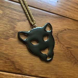 Black Panther Gold Necklace
